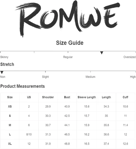 Vista 6 de Romwe Camisas a rayas con botones para mujer, cuello largo enrollado, blusas tipo túnica