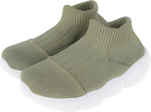 Vista 66 de Zapatos de bebé Pantuflas para niños pequeños, calcetines para niños y niñas, suela antideslizante