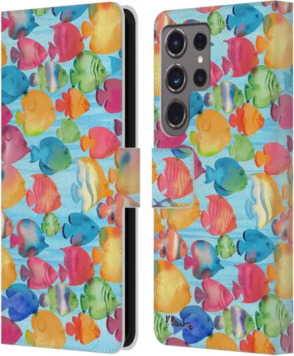 Vista 13 de Head Case Designs Funda de piel con licencia oficial de Paul Brent Agate Mermaid Coastal para Samsung Galaxy S24 Ultra 5G Sirena de ágata