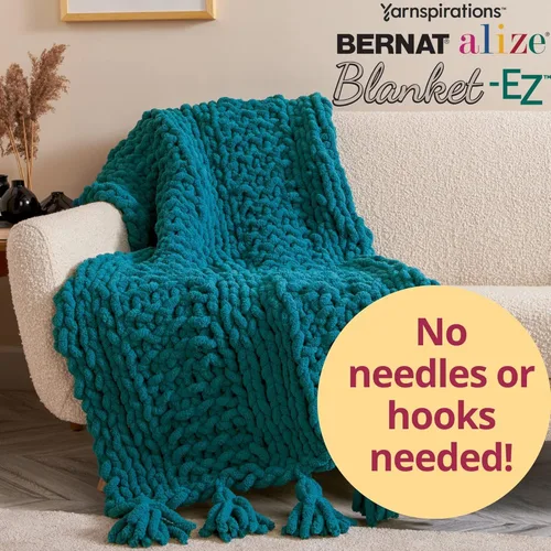 Vista 7 de Bernat Alize Blanket-EZ - Ovillo de lana, color crema