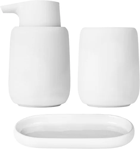 Vista 6 de blomus SONO - Juego de accesorios de baño, color negro