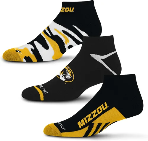 Vista 3 de For Bare Feet NHL calcetines tobilleros Camo Boom para hombre, paquete de 3