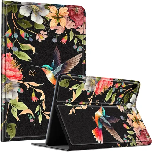 Vista 127 de Slim Case for Samsung Galaxy Tab S10 Lite / S10 FE / S9 FE 10.9" & Galaxy Tab S9 11", Multi-Angle Stand PU Leather Smart Folio Cover with Soft TPU