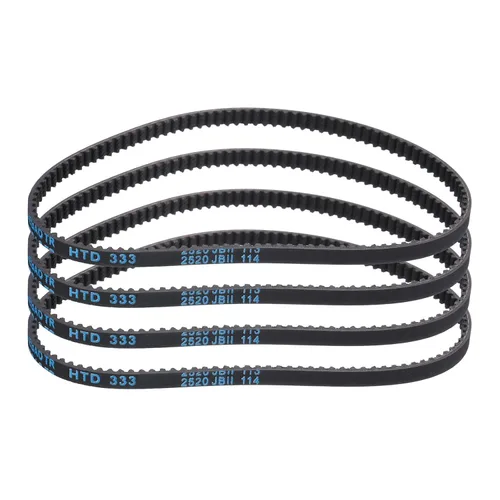 Vista 99 de uxcell 4 piezas HTD-3M Correa de Distribución de Goma 48 Dientes, Longitud de Paso 144mm x Ancho 6mm x Altura 2.4mm, Correa de Polea de Distribución
