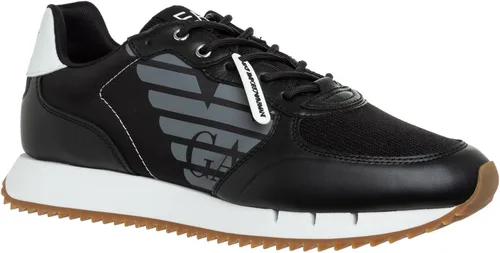 Vista 3 de Emporio Armani Zapatillas EA7 para hombre color negro - blanco