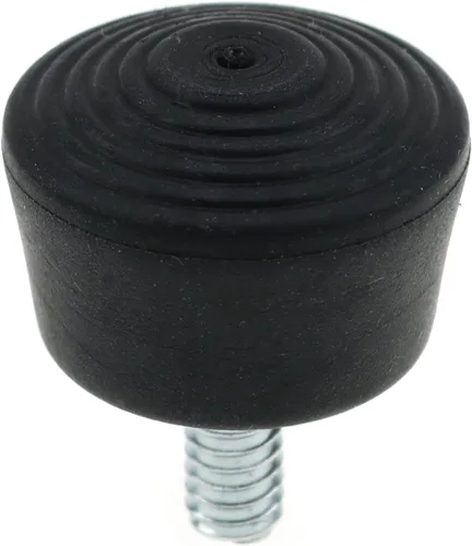 Vista 4 de Pies de trípode de goma antideslizante de 3 piezas, accesorios de fotografía de 1/4", color negro