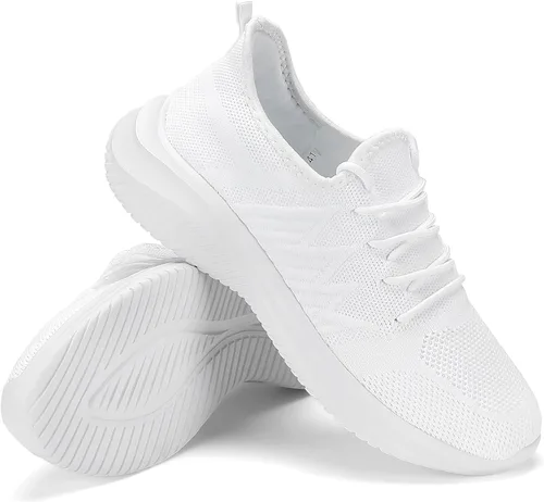 Vista 2 de LCGJR Zapatos de senderismo para hombre, ultraligeros, informales, sin cordones, para entrenamiento, tenis para hombre, malla transpirable, cómoda