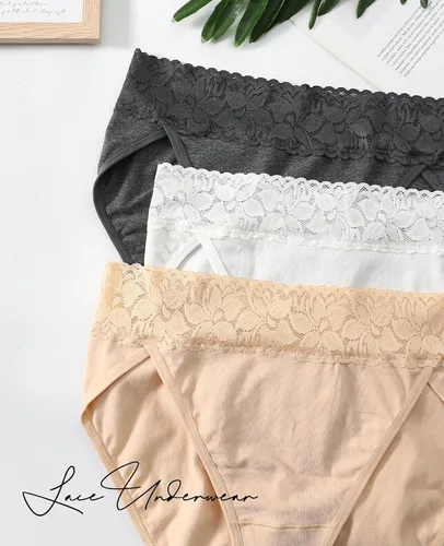Vista 8 de RHYFF Ropa interior de algodón para mujer, calzones de bikini de corte alto, elásticos, suaves, hipster, tallas S-XXL
