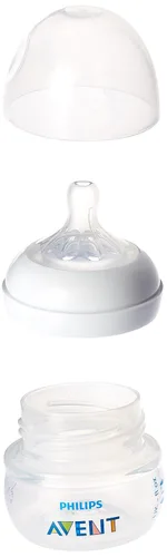 Vista 2 de Philips AVENT - Botella de polipropileno natural sin BPA para recién nacidos, 2 onzas (paquete de 2)