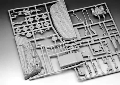 Vista 7 de Revell 03344 Krupp Protze KFZ 69 con 1.5 in Pak 1:76 Kit de modelo a escala 1:76