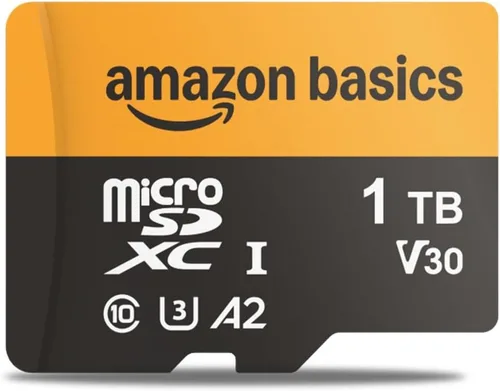 Vista 9 de Amazon Basics Tarjeta microSDXC de 128GB con adaptador, velocidad de lectura de hasta 200MB/s, 1 paquete