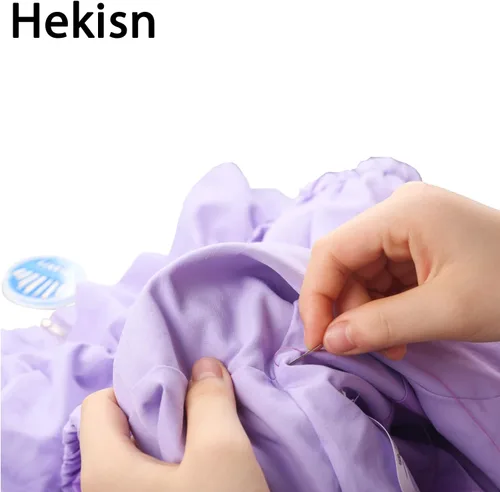Vista 7 de Hekisn 30 agujas de coser a mano de alta calidad, 6 tamaños, 30 unidades, agujas de coser surtidas, agujas de coser para reparación de costura a