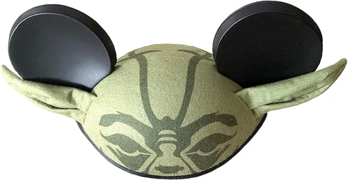 Vista 3 de Disney Parks Star Wars - Sombrero de orejas de Mickey Mouse de Yoda, tamaño adulto