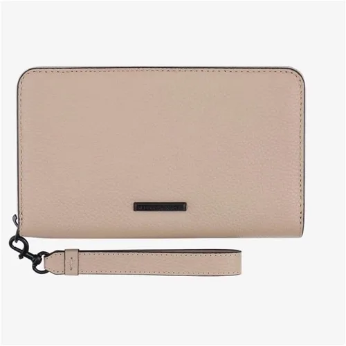 Vista 4 de Rebecca Minkoff Regan - Cartera universal de piel para iPhone Plus, color piel, Beige