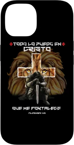 Vista 4 de Funda para iPhone 11 Pro Max Filipenses 4 13 Versos Biblicos English Regalos Cristianos