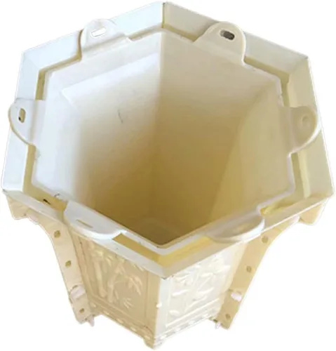 Vista 9 de HANABASS Moldes para macetas de hormigón para decoración del hogar, molde hexagonal para macetas de hormigón para plantas suculentas, resina epoxi
