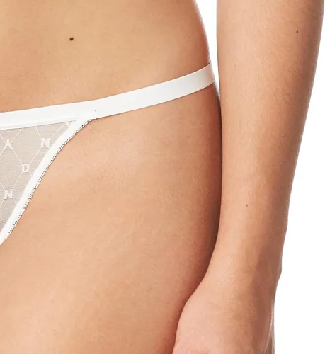 Vista 3 de DKNY Tanga de malla de monograma para mujer
