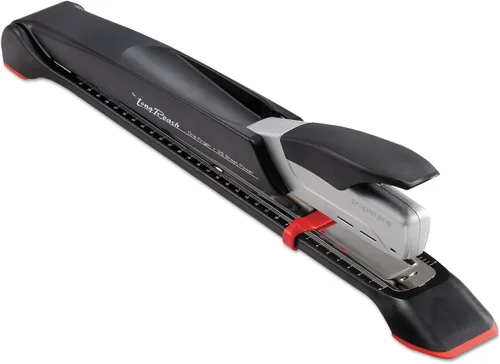 Vista 5 de 1610 inREACH - Engrapadora larga de alcance de 12.5 pulgadas, capacidad de 25 hojas, negro/plata