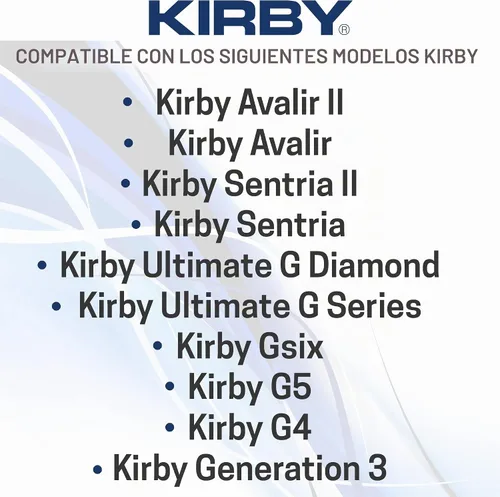 Vista 3 de Kirby Bolsas de filtro HEPA de reducción de alérgenos 6 unidades Parte #204811 Reemplazo OEM para aspiradoras Kirby estilo F y Twist