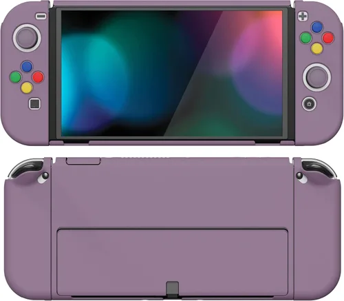 Vista 8 de PlayVital AlterGrips - Funda protectora delgada para Nintendo Switch OLED, funda de agarre ergonómico para Joycon, carcasa rígida acoplable