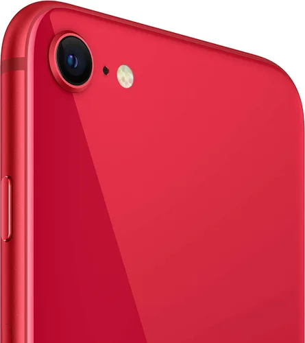 Vista 3 de Apple iPhone SE, 64 GB, rojo - bloqueado a cricket (renovado)