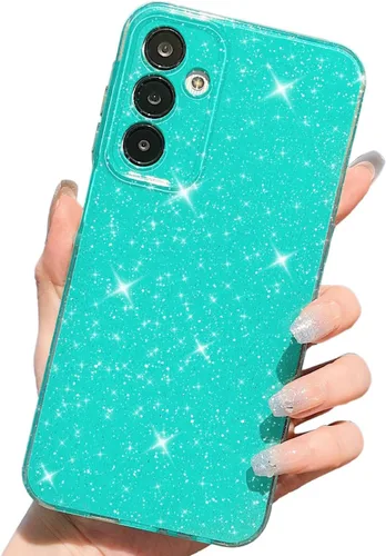 Vista 58 de MINSCOSE Funda compatible con Samsung Galaxy A14 5G, bonita funda delgada con purpurina fina, a prueba de golpes, de TPU para mujeres y niñas