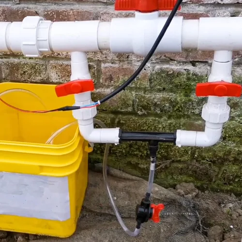 Vista 2 de Kit de inyector de fertilizante Venturi de riego - Inyectores mezcladores de 3/4 pulgadas para sistema de tubo de agua de agricultura de jardín