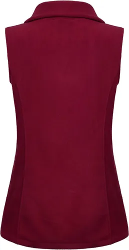 Vista 18 de SeSe Code Chaleco de forro polar ligero con cremallera frontal y bolsillos para mujer