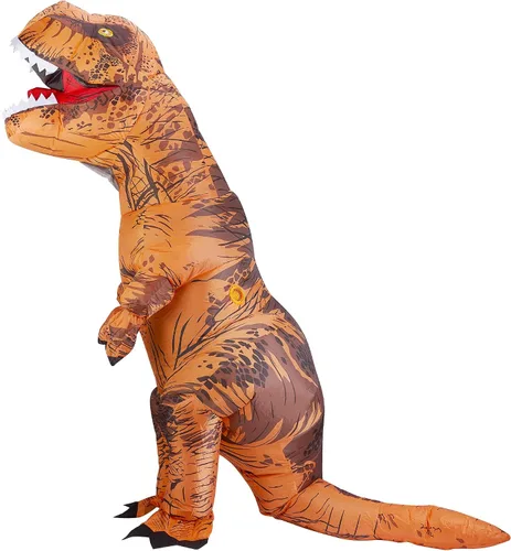 Vista 3 de Lulu Home Halloween Dinosaur Costume T-Rex Inflatable Costume for Adult