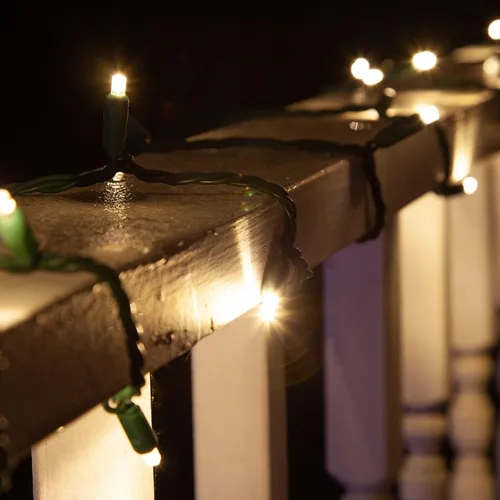 Vista 6 de SoftTwinkle Luces de Navidad de Centelleo Lento, Luces de Cadena de Centelleo Suave Luces de Navidad Pulsantes (50 Luces, 17 Pies, Blanco Cálido)