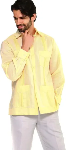 Vista 4 de Mojito Collection Guayabera de polialgodón de manga larga