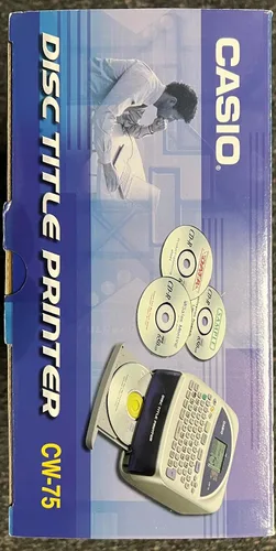 Vista 2 de Casio Impresora de título de disco con teclado Qwerty (CW-75)
