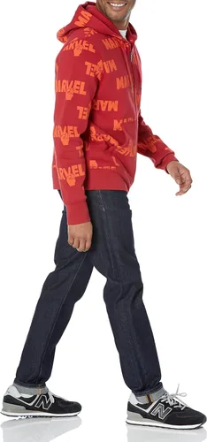Vista 4 de Amazon Essentials Disney Marvel Star Wars Sudaderas con capucha de forro polar con cremallera completa para hombre - Colores descontinuados