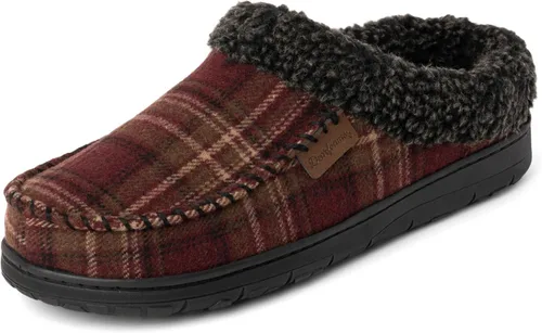 Vista 17 de Dearfoams Zapatilla de casa tipo zueco para hombre Brendan de espuma viscoelástica transpirable para interiores y exteriores con anchos amplios