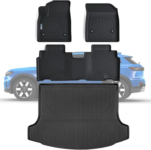 Vista 52 de Revestimientos de suelo para Acura ADX y Honda HR-V 2023-2026 TPE 2023-2026 TPE protección para todo tipo de clima, tapetes de primera y 2ª fila