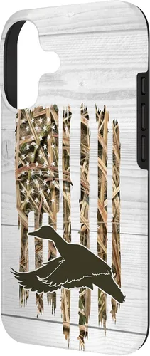 Vista 2 de Camo Duck Hunter - Camouflage American USA Flag Duck Hunting Case for iPhone 17