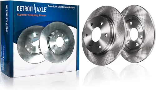 Vista 30 de Detroit Axle - Rotores de freno delanteros para Lexus GS350 GS430 GS450h GS460 IS200t IS250 IS300 IS350 Reemplazo de rotores de freno perforados