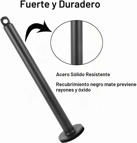 Vista 5 de Weight Plate Loading Pin fit 1 inch Weight Plates and 2 inch Olympic Plates for Cable Pulley System LAT Pulldown,Weights Lifting Holder Home Gym for