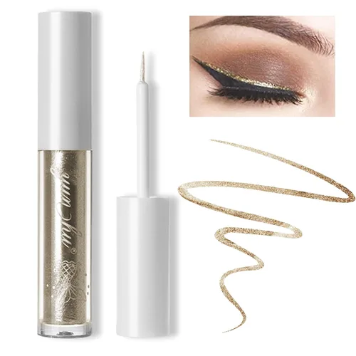 Vista 5 de Erinde Sombra de ojos delineador de ojos con purpurina líquida #01#03