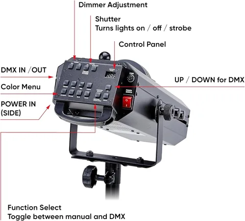 Vista 2 de CHAUVET DJ Iluminación LED SIGUE SPOT 75 ST