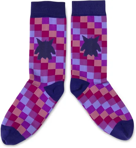 Vista 3 de Pokémon Center Gengar Crew - Calcetines de talla única Multicolor talla única