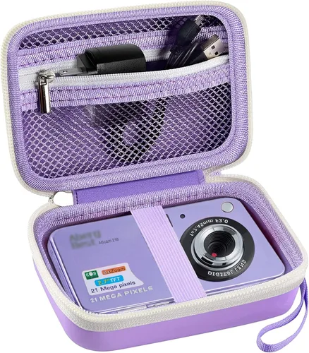 Vista 2 de GWCASE Funda rígida para cámara subacuática YISENCE 4K, color verde