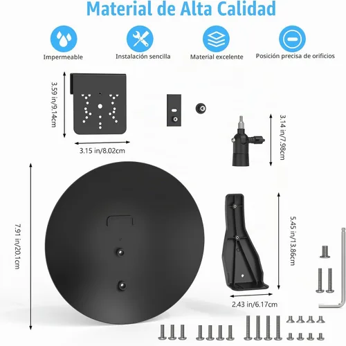 Vista 5 de HOLACA Cubierta universal para cámara PTZ y cubierta de sombra de lluvia solar para cámaras de seguridad AOSU ANSQUE Eufy SEHMUA Tapo Cinnado