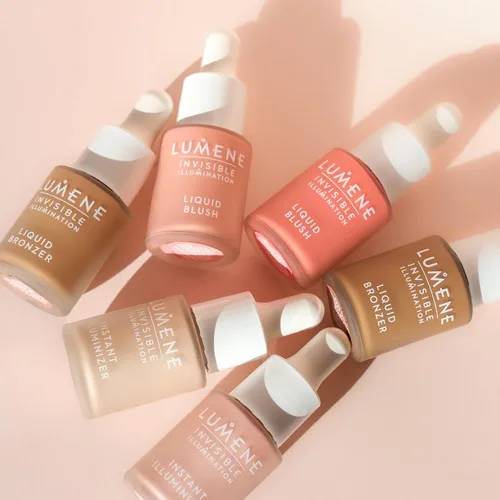 Vista 5 de Lumene Invisible Illumination [Kaunis] Bronceador líquido - Gotas bronceadoras con textura construible con infusión para el cuidado de la piel