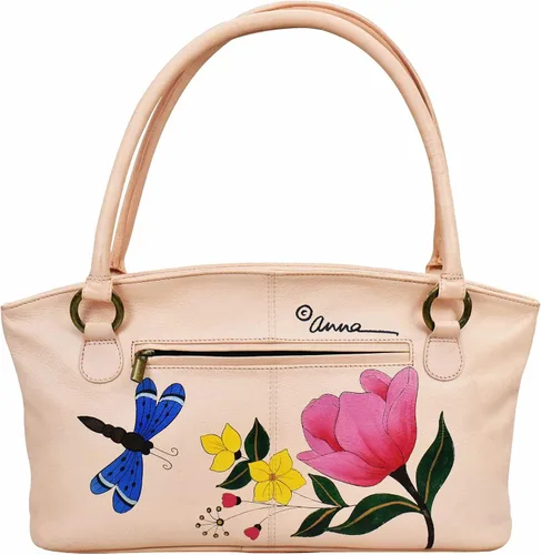 Vista 2 de Anna by Anuschka Women's Hand-Painted Leather Wide Tote