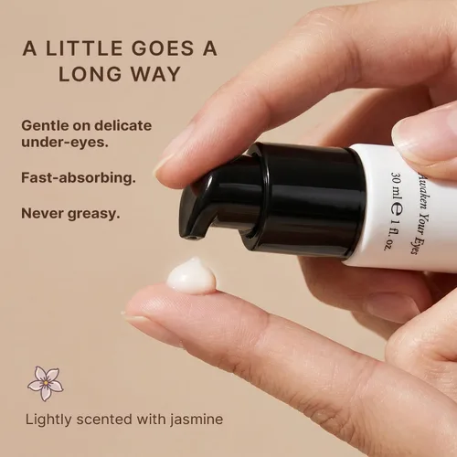 Vista 6 de Beauty by Earth Crema de ojos con cafeína para hinchazón y bolsas debajo de los ojos, fabricada en Estados Unidos con ingredientes naturales