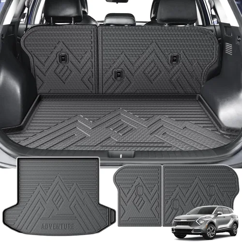 Vista 17 de KUST Alfombrilla de carga para maletero para Land Rover Discovery 4 LR4 2010-2016 (5/7 asientos) Cubierta trasera de goma Discoery 4 accesorios