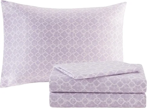 Vista 5 de Madison Park Essentials Cómodo edredón de cama en una bolsa con juego completo de sábanas de algodón - Diseño floral moderno para todas