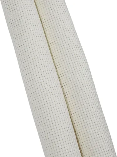 Vista 5 de KCS 2 cajas de tela de costura de algodón para punto de cruz de 15 x 18 pulgadas (blanco antiguo, 11 unidades)