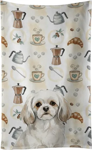 Vista 12 de Caroline's Treasures Afghan Hound - Toalla de cocina para barra de café, terciopelo frontal y lazo de algodón, lavable a máquina Sabueso afgano
